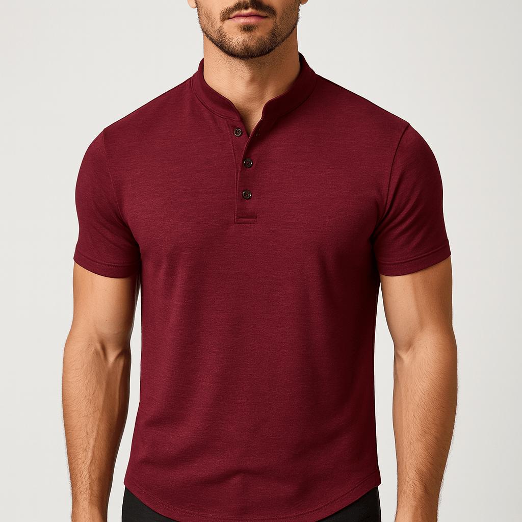 Letnia, stylowa koszulka polo o dopasowanym kroju dla mężczyzn