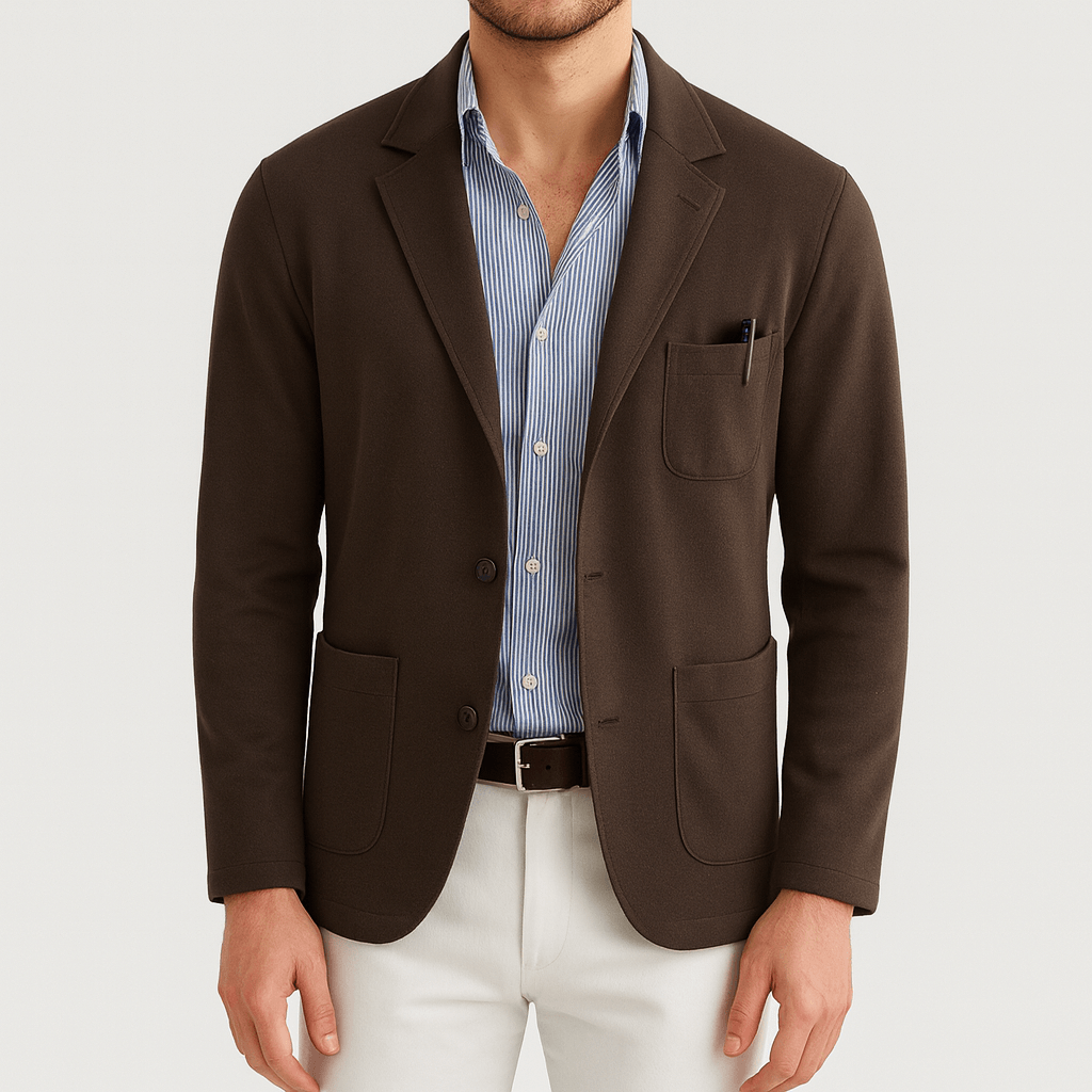 Blezery o dopasowanym kroju z wyciętymi klapami