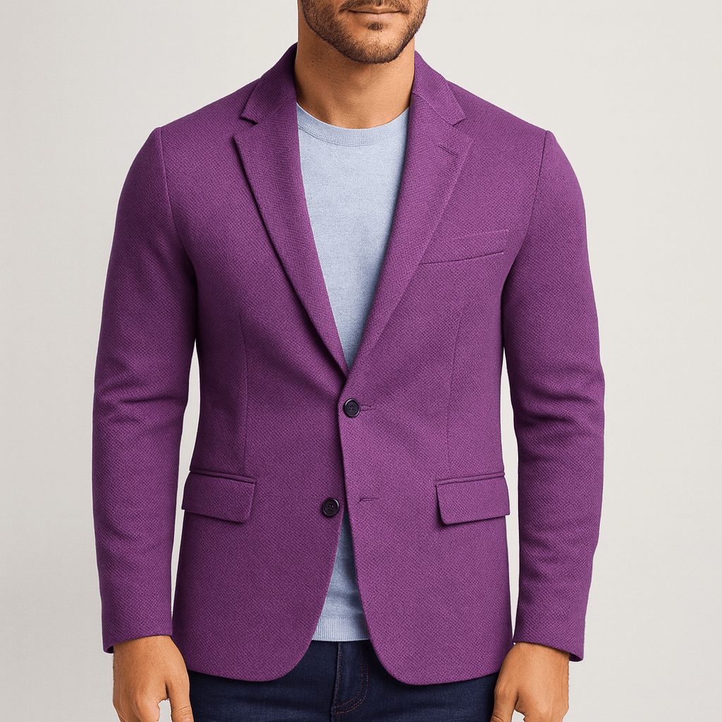 Casualowa dzianinowa marynarka