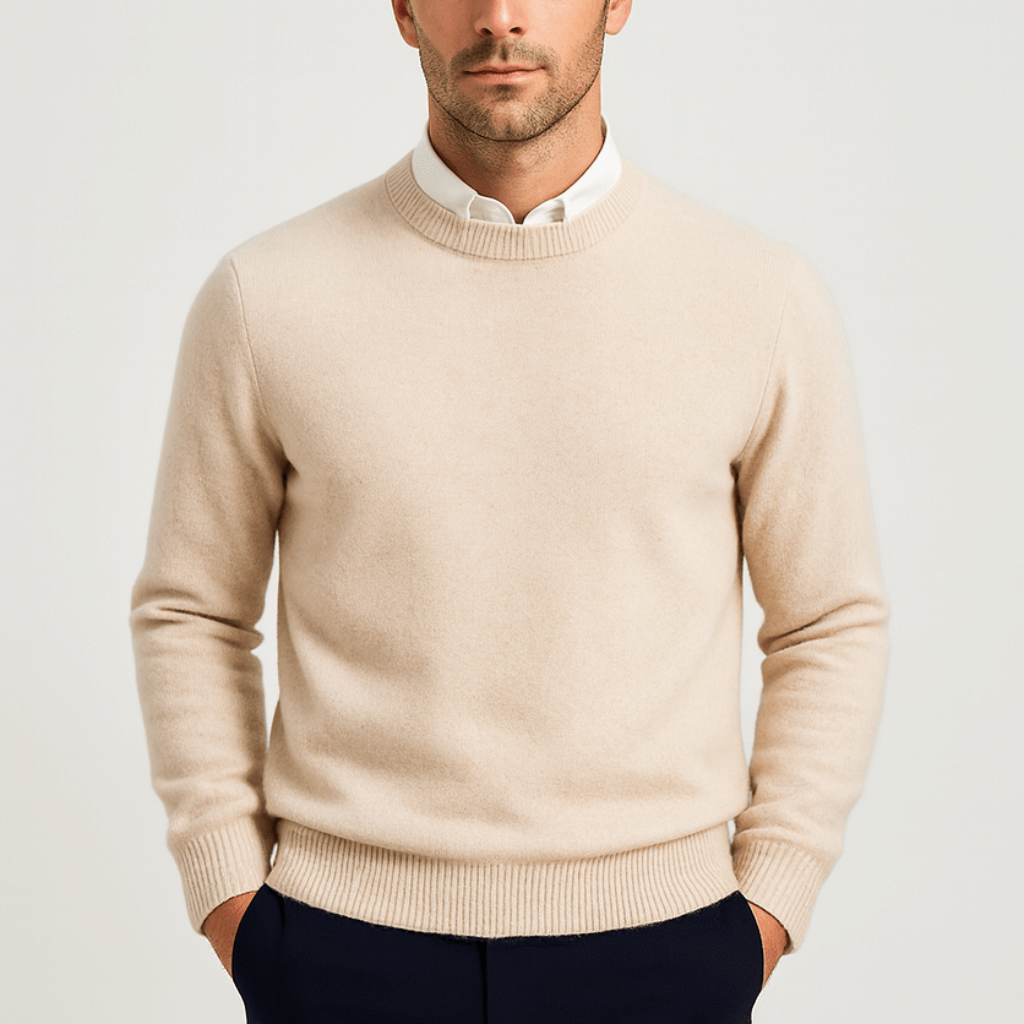 Klasyczny kaszmirowy sweter