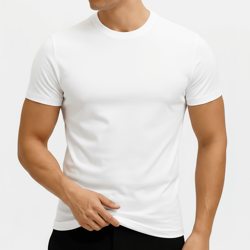 Koszula bawełniana z marszczeniami i dopasowanym krojem