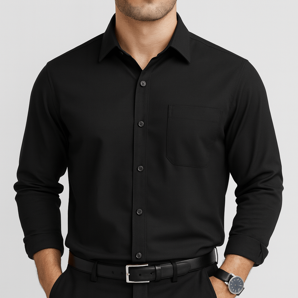 Koszula biznesowa formalna o regularnym kroju