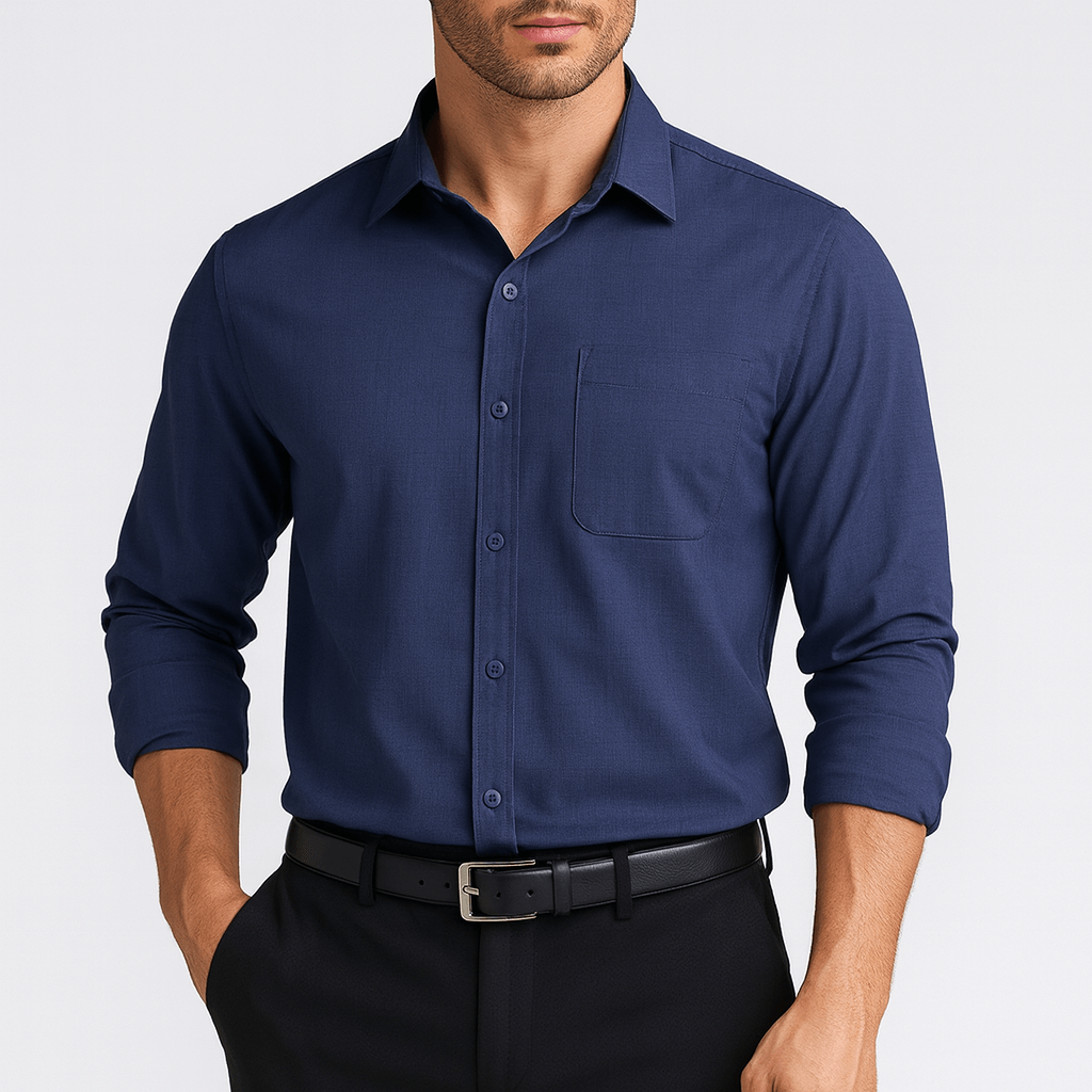 Koszula biznesowa formalna o regularnym kroju