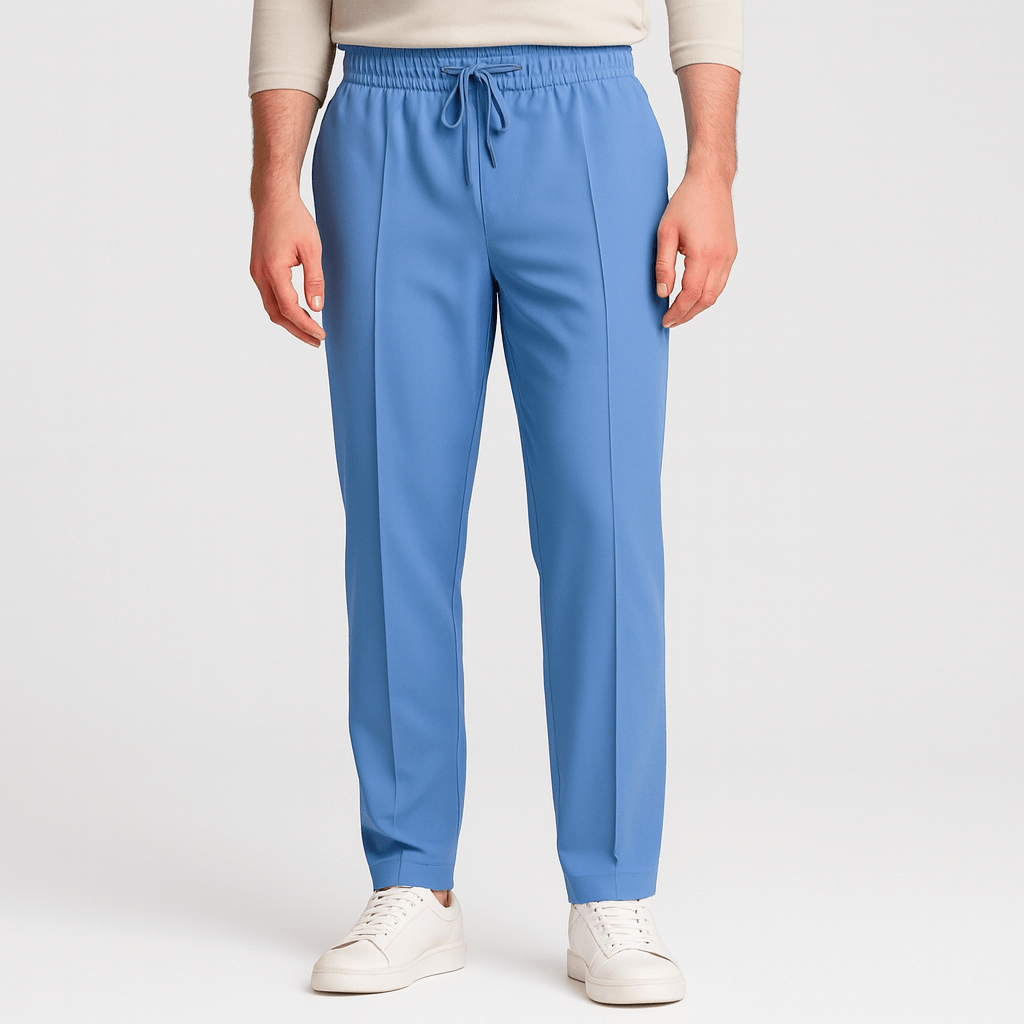 Lekkie spodnie dresowe z prostymi nogawkami