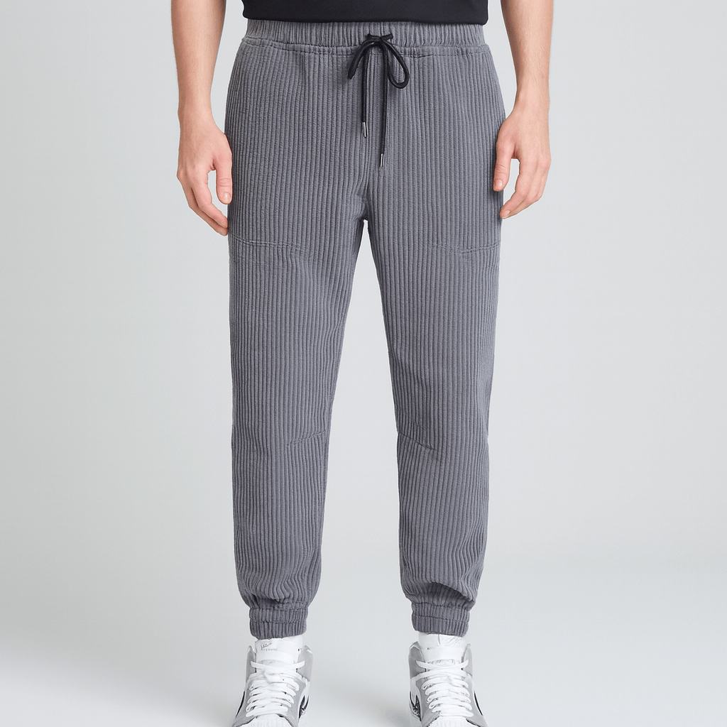 Luźne sztruksowe spodnie