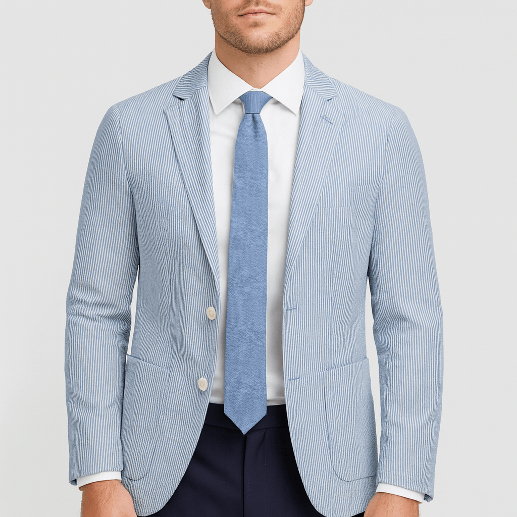 Marynarka w paski z marszczeniami