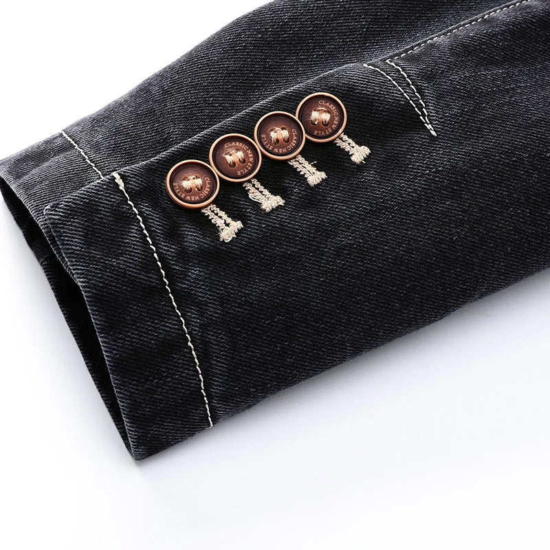 Miejska blezery dżinsowa