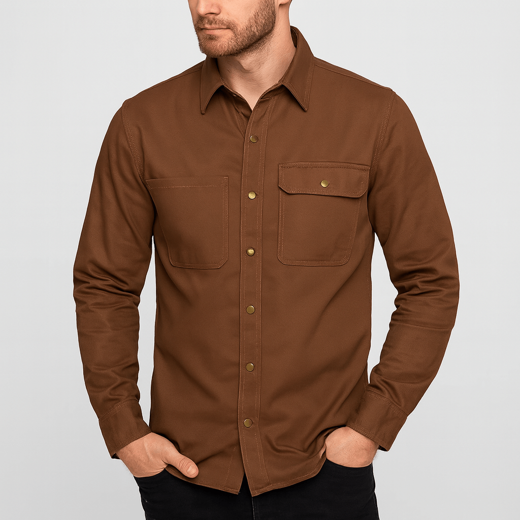 Oddychająca, dopasowana koszula formalna