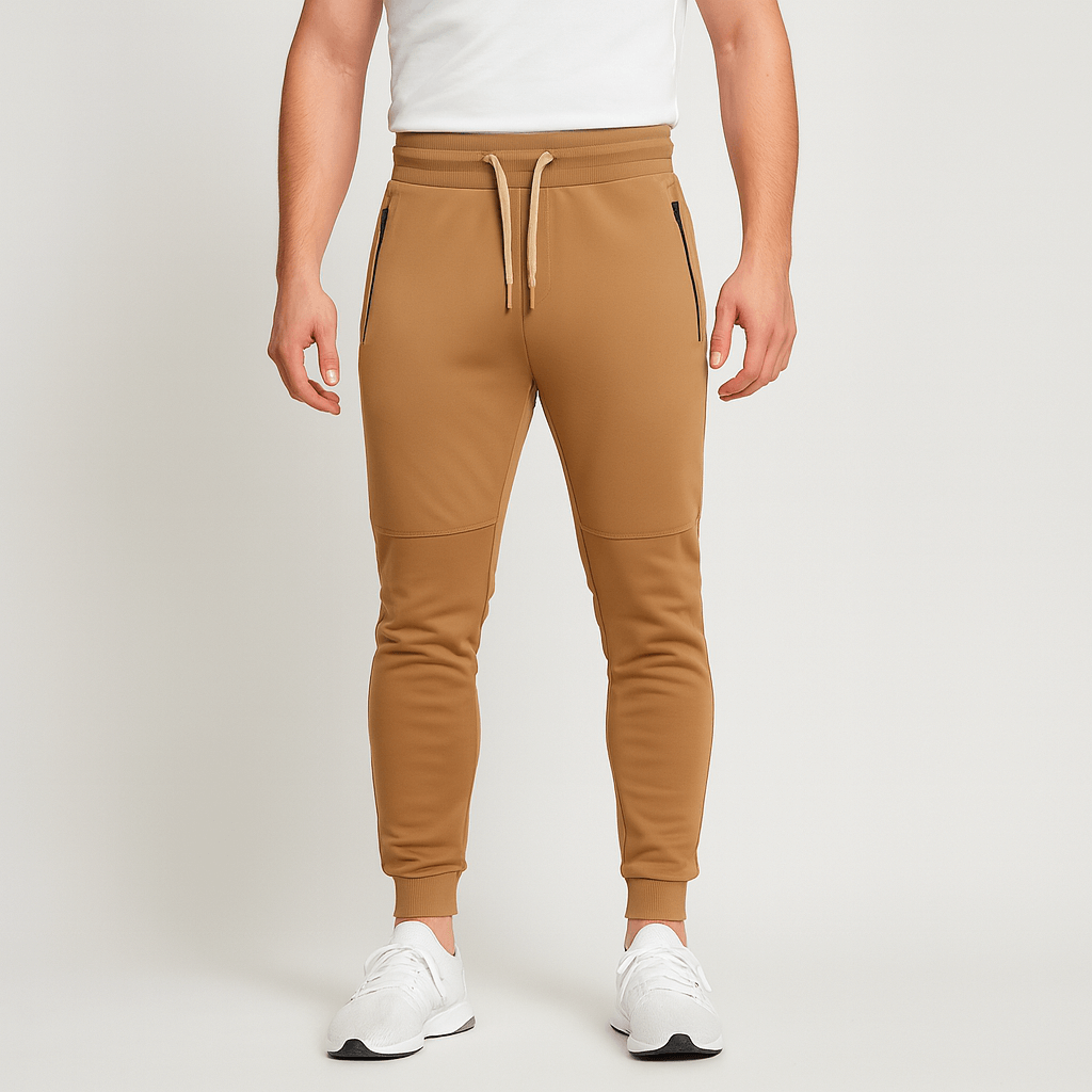 Spodnie dresowe z gumką w pasie i kieszeniami