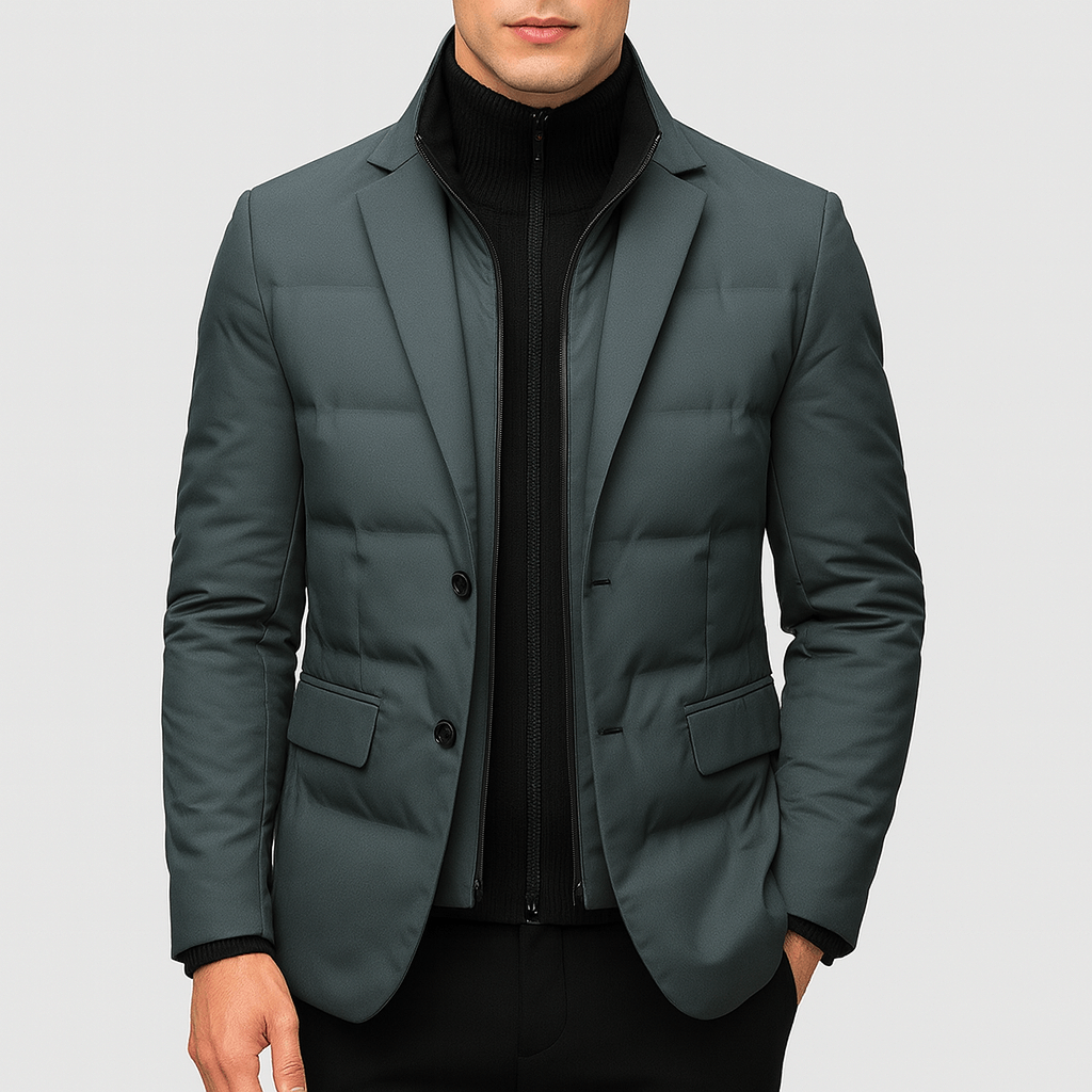 Wodoodporna wiatrówka z puchu kaczego