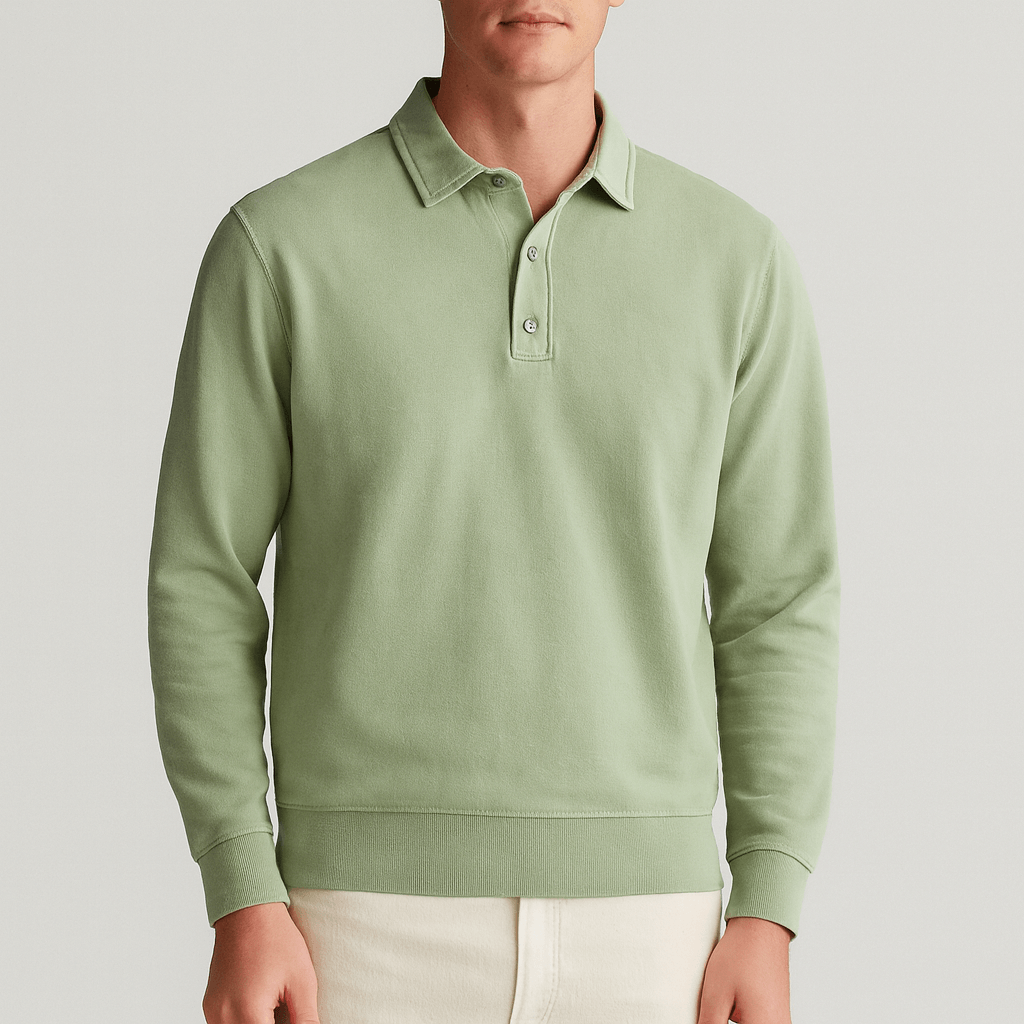 Wygodny pulower w stylu retro z przetarciami