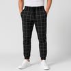 Spodnie w kratę dla mężczyzn - luźny krój, codzienny styl i wygoda