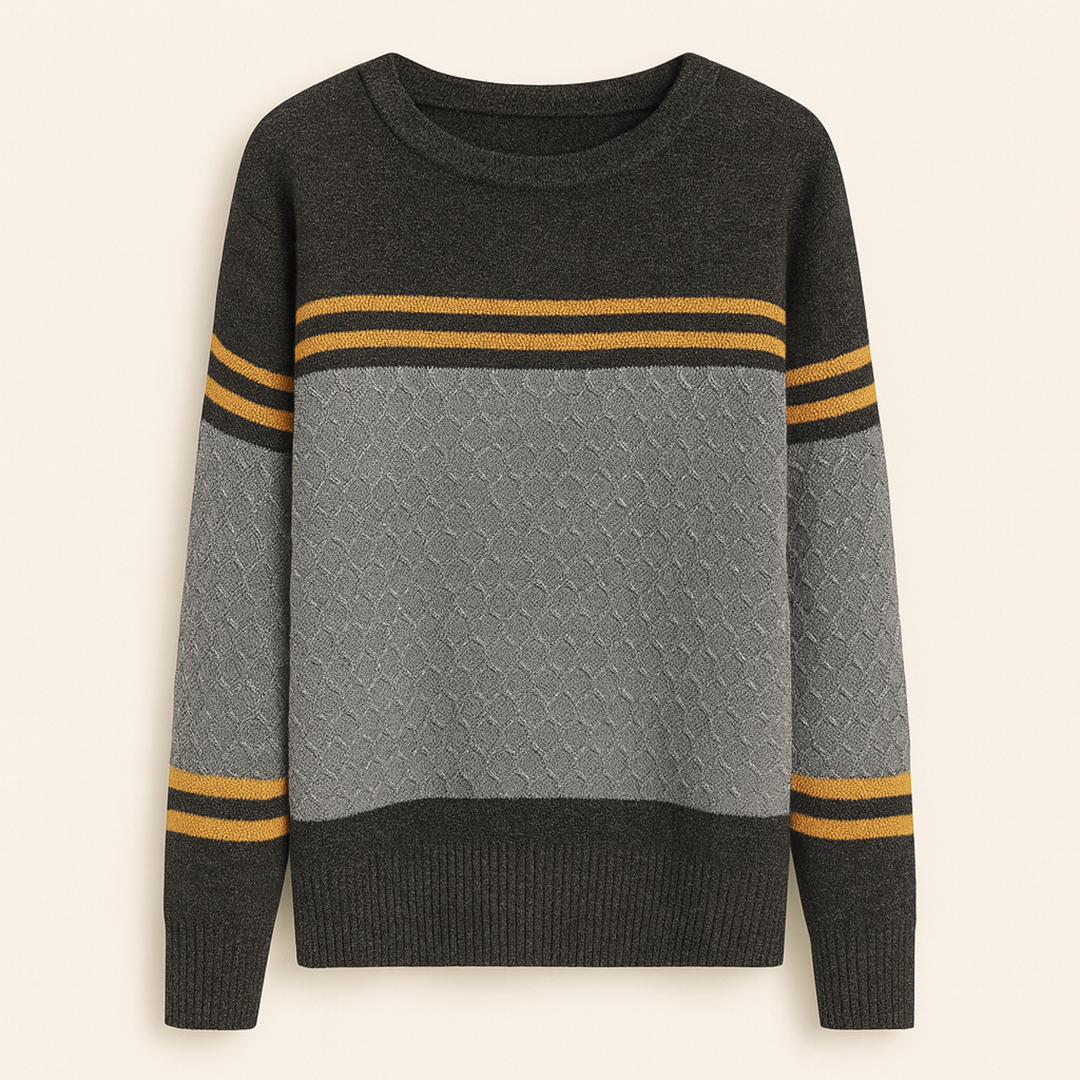 Damski Sweter W Paski | Stylowy