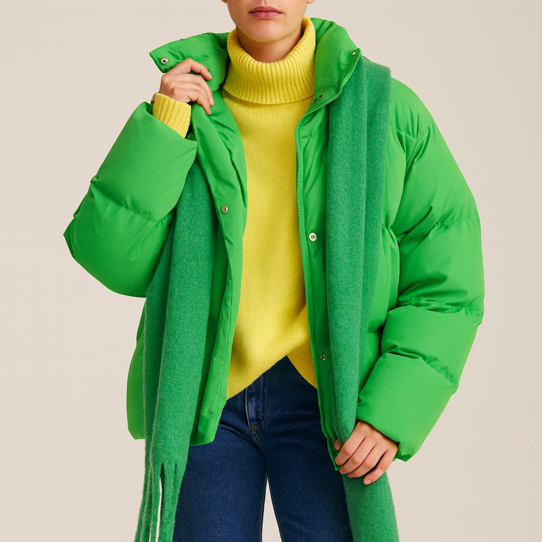 Damska Zimowa Puchowa Kurtka | Casualowa