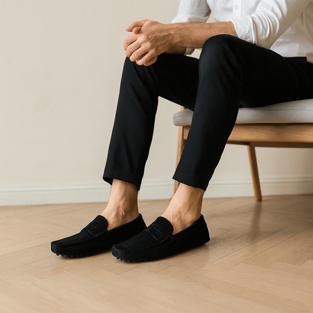 Stylowe i nowoczesne mokasyny zamszowe dla mężczyzn – inspirowane włoskim stylem