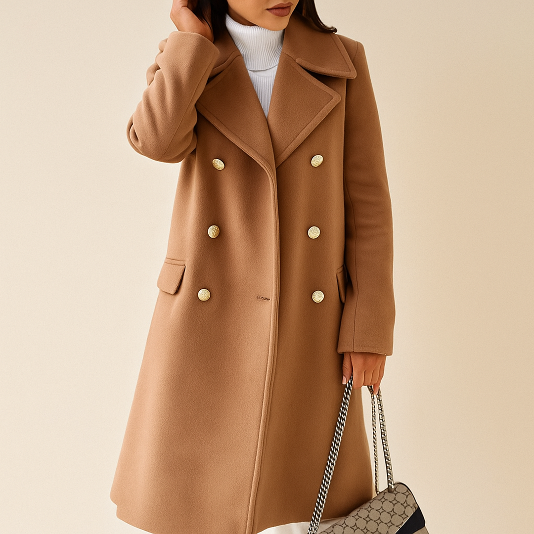 Stylowy Długi Luźny Płaszcz Dla Kobiet | Zima