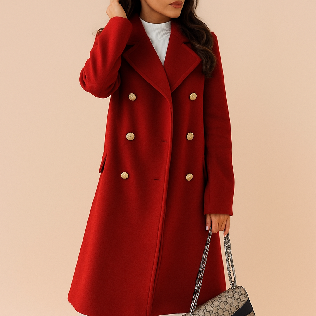 Stylowy Długi Luźny Płaszcz Dla Kobiet | Zima