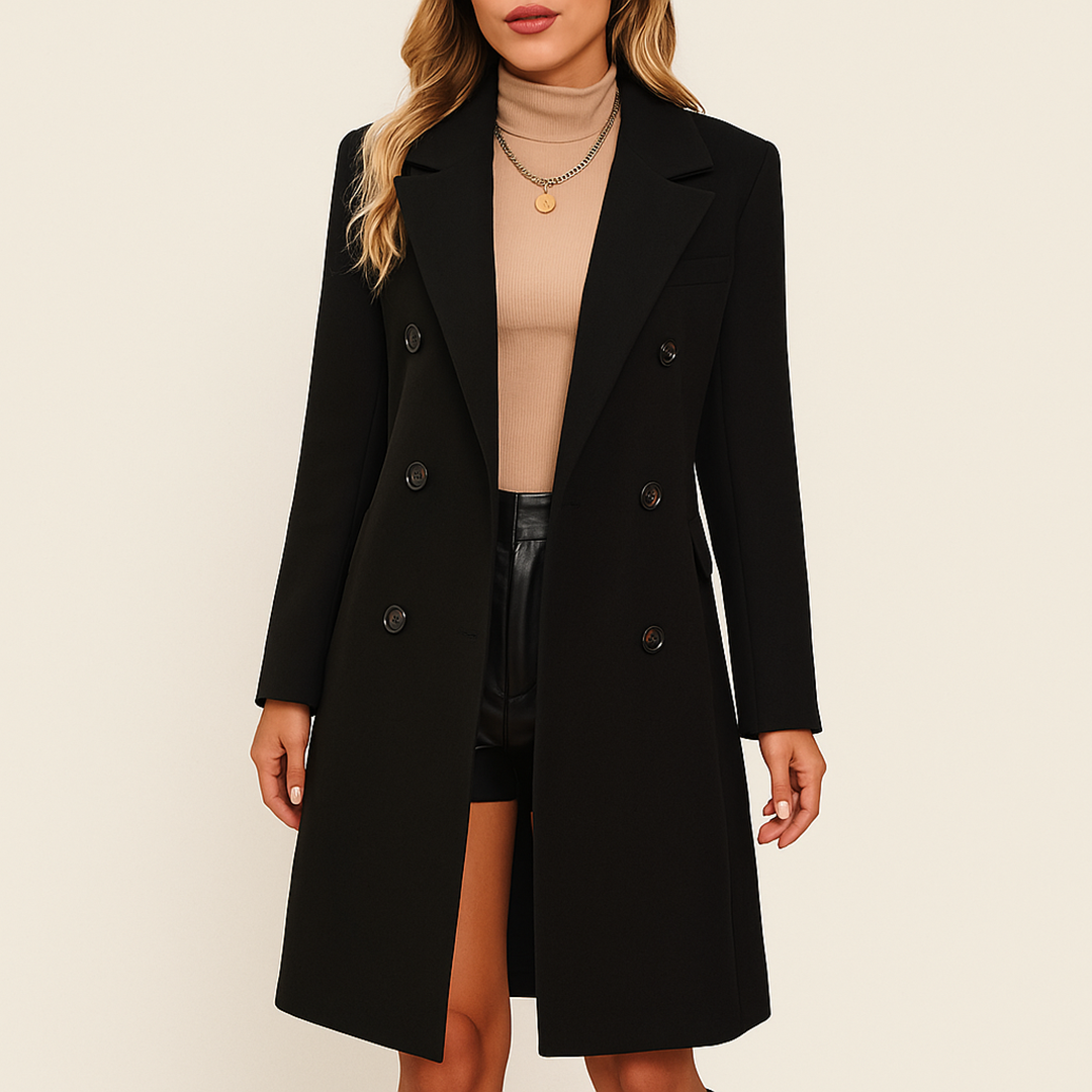 Stylowy Zimowy Płaszcz Dla Kobiet | Długi