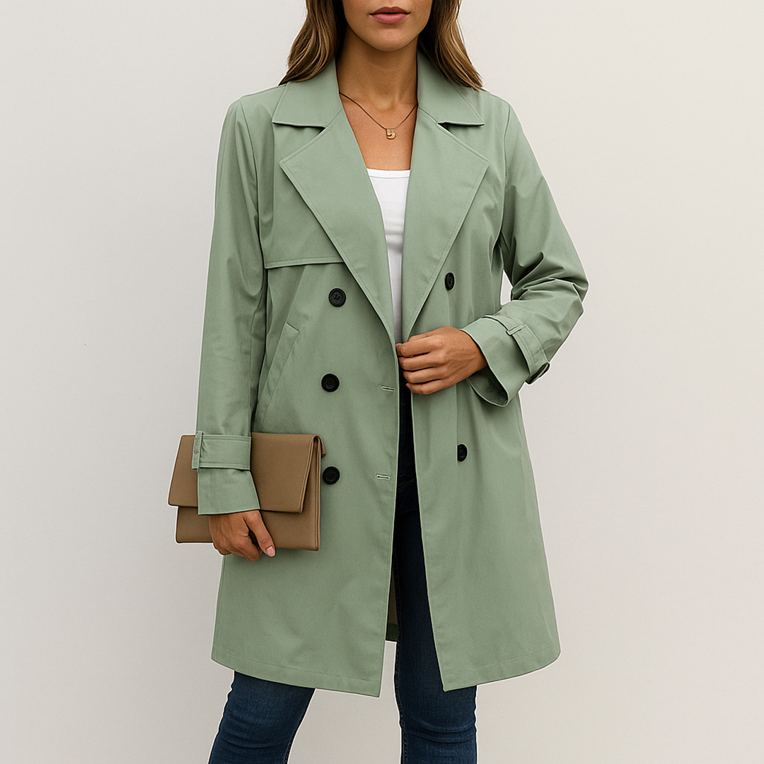 Codzienny Zimowy Płaszcz Trencz Dla Kobiet | Do Kolan