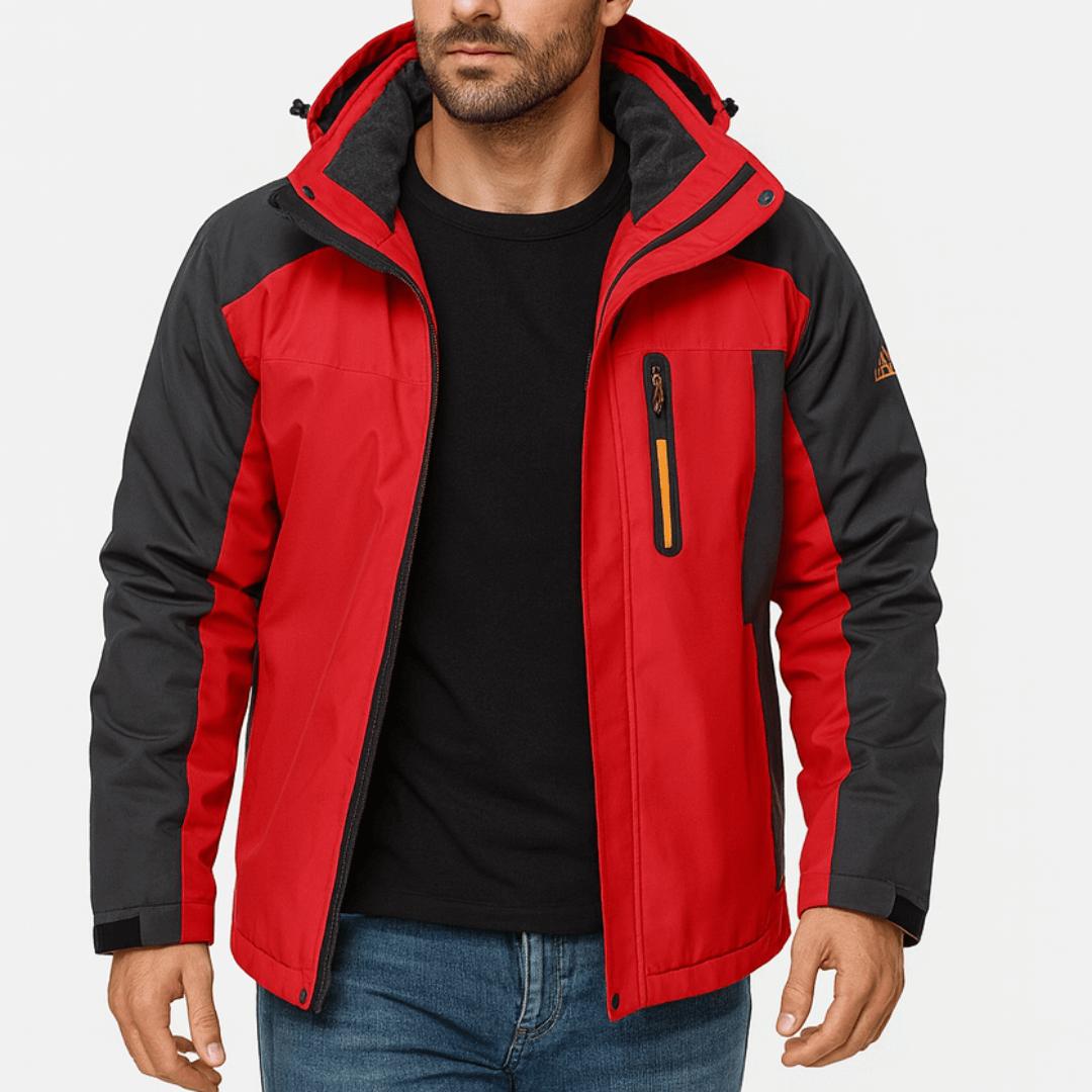Wodoodporna kurtka outdoorowa dla mężczyzn – wiatroszczelna i oddychająca
