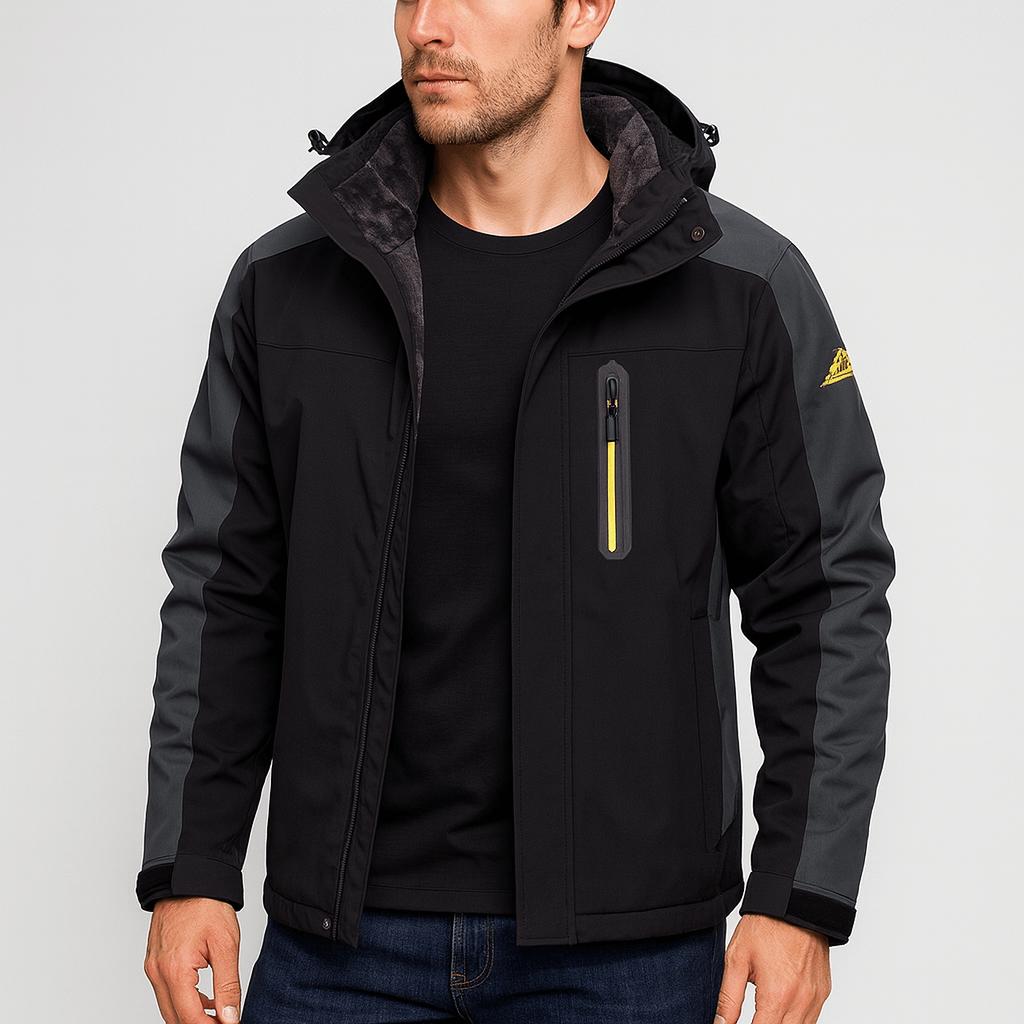 Wodoodporna kurtka outdoorowa dla mężczyzn – wiatroszczelna i oddychająca