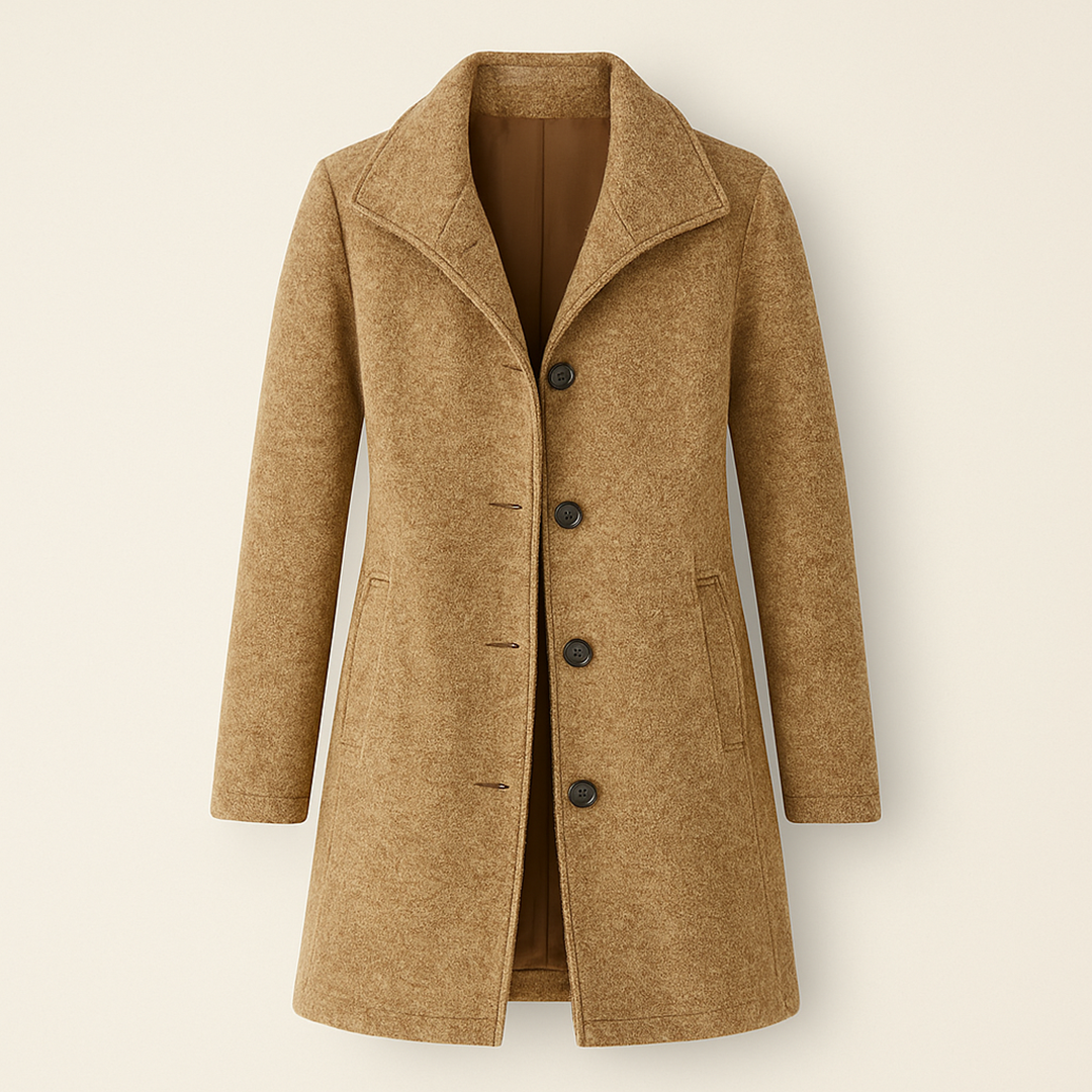 Długi Płaszcz Trencz Dla Kobiet | Zimowy