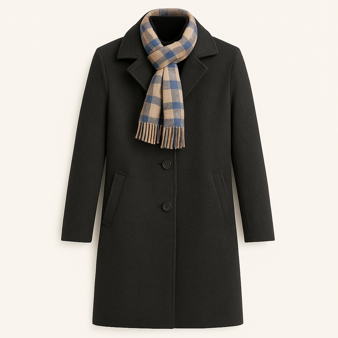 Długi Płaszcz Trencz Dla Kobiet | Zimowy