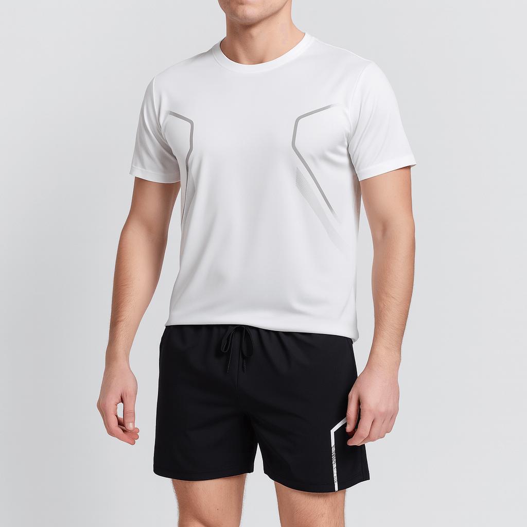 Wygodny krój sprzęt treningowy zestaw sportowy - styl letni do noszenia na co dzień