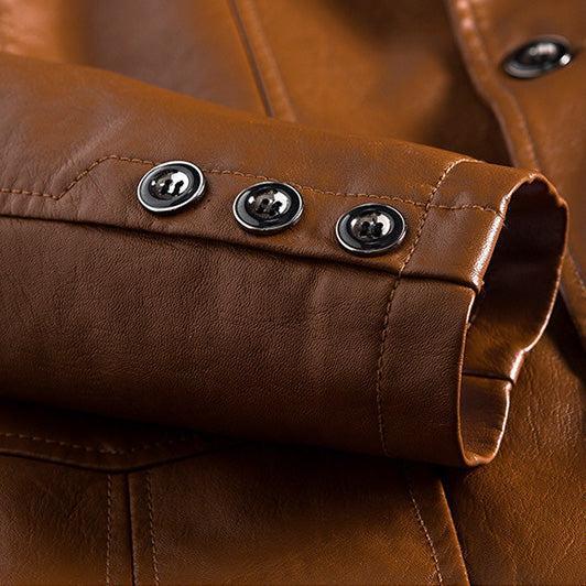 Wykonana na zamówienie, włoska kurtka skórzana - męska odzież wierzchnia