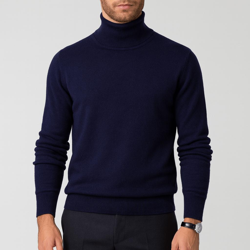 Wysokiej jakości golf z kaszmiru dla mężczyzn – ponadczasowy, elegancki design