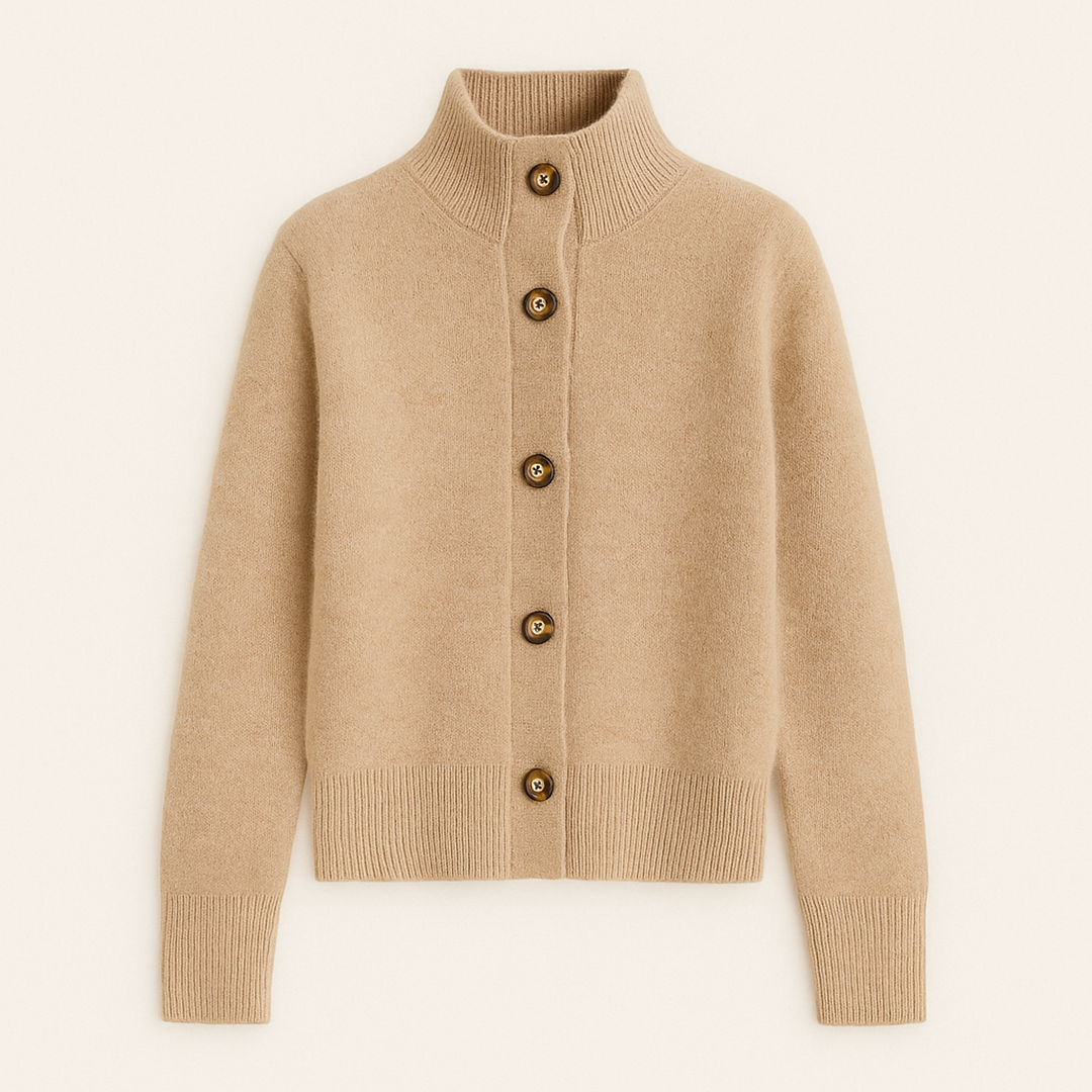 Damski Kardigan Na Guziki | Długi Rękaw