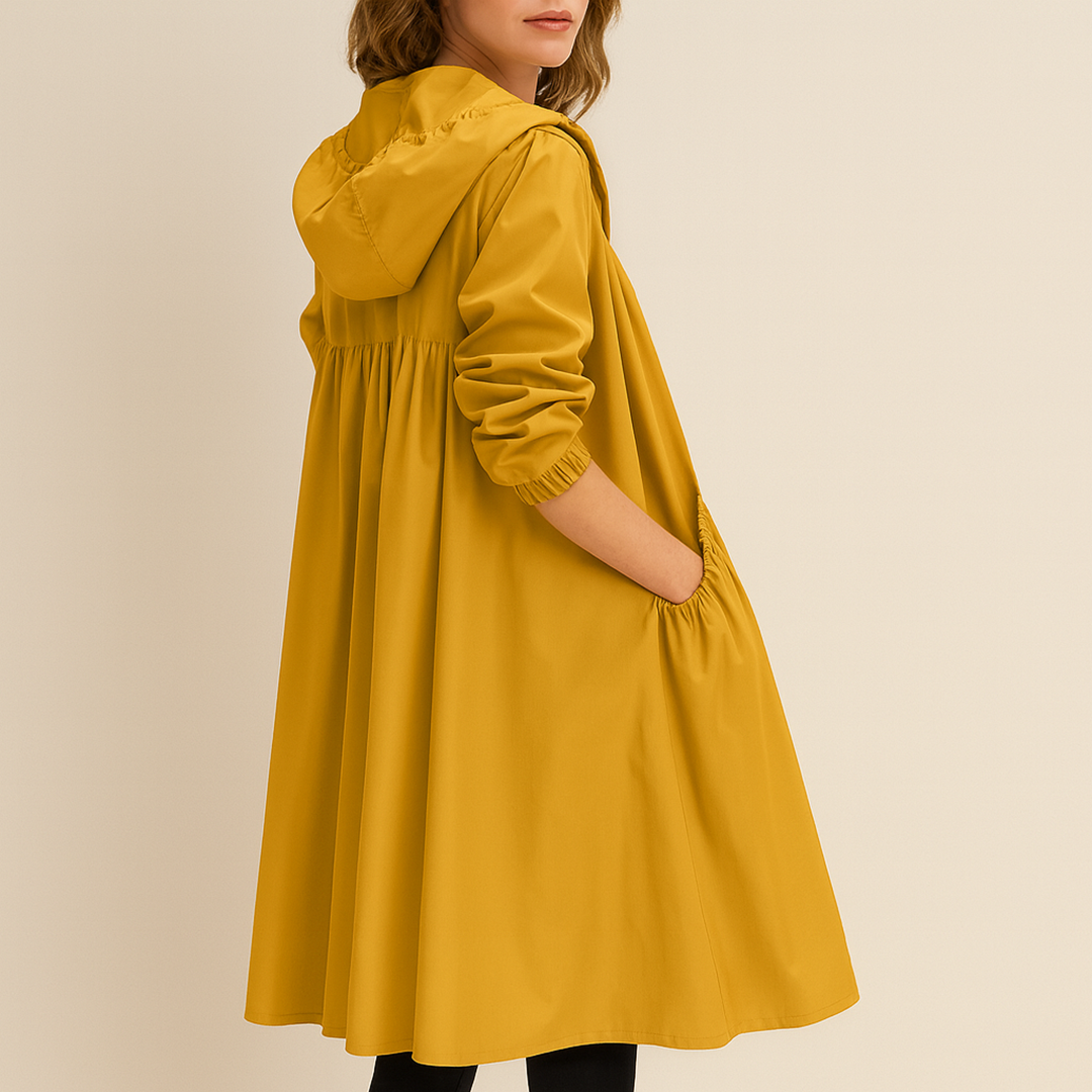 Bluza Przeciwdeszczowa Z Kapturem Dla Kobiet | Długa