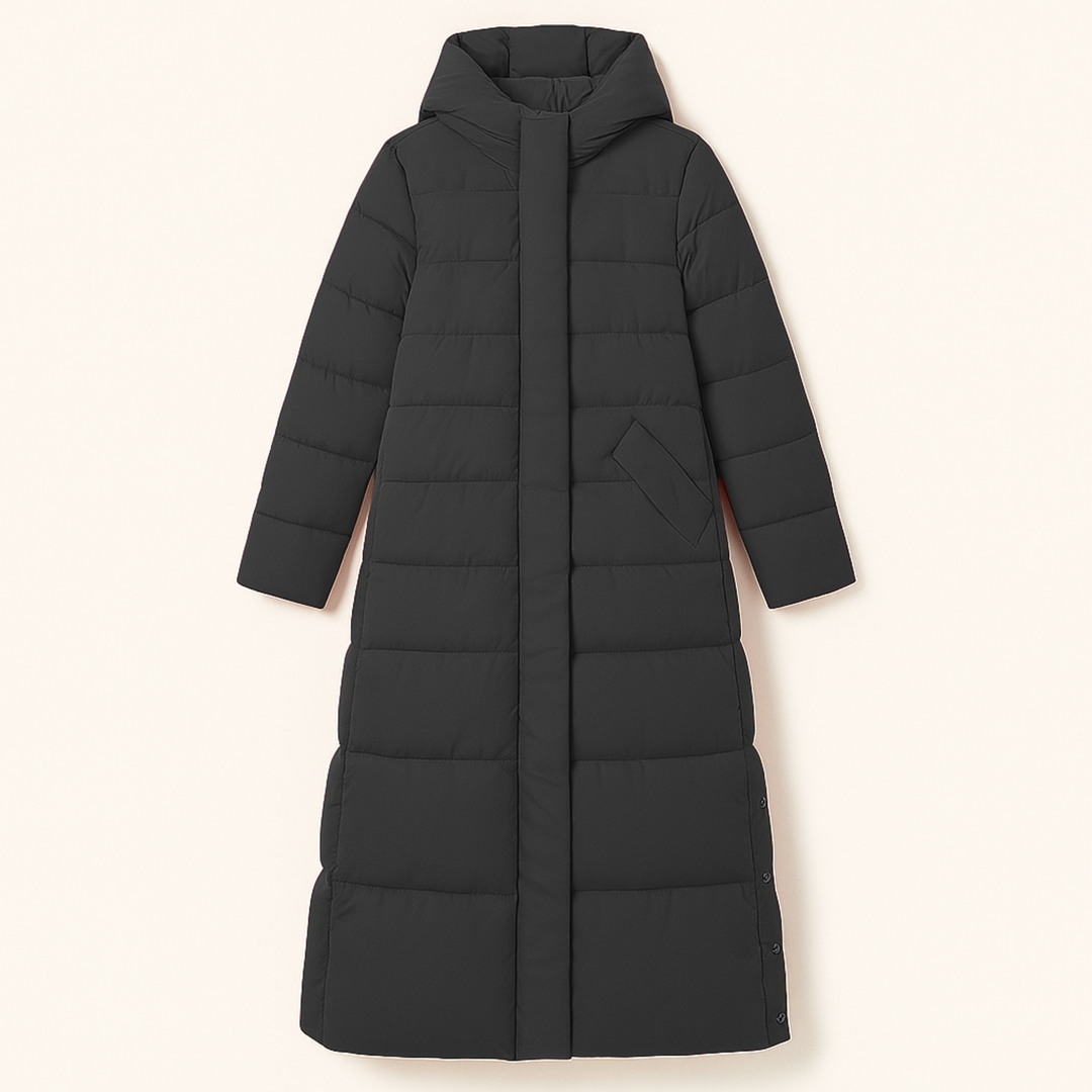 Damska Zimowa Puchowa Kurtka | Długa