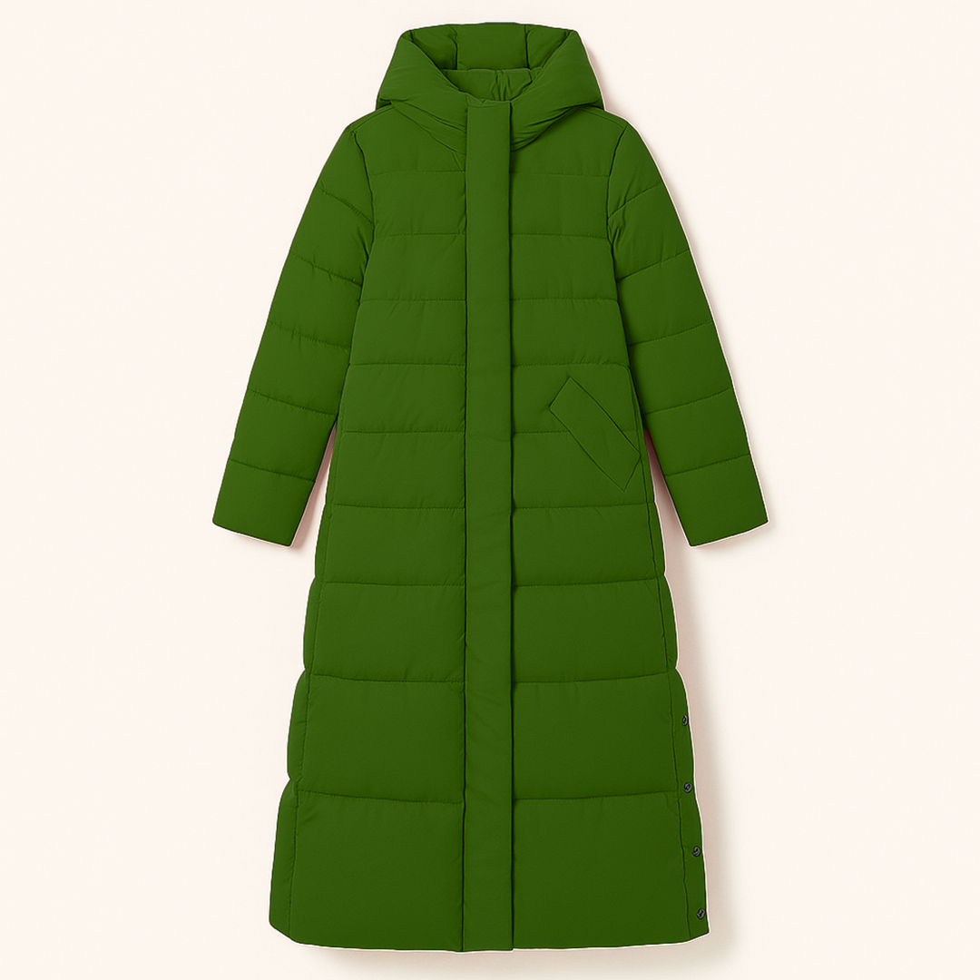 Damska Zimowa Puchowa Kurtka | Długa