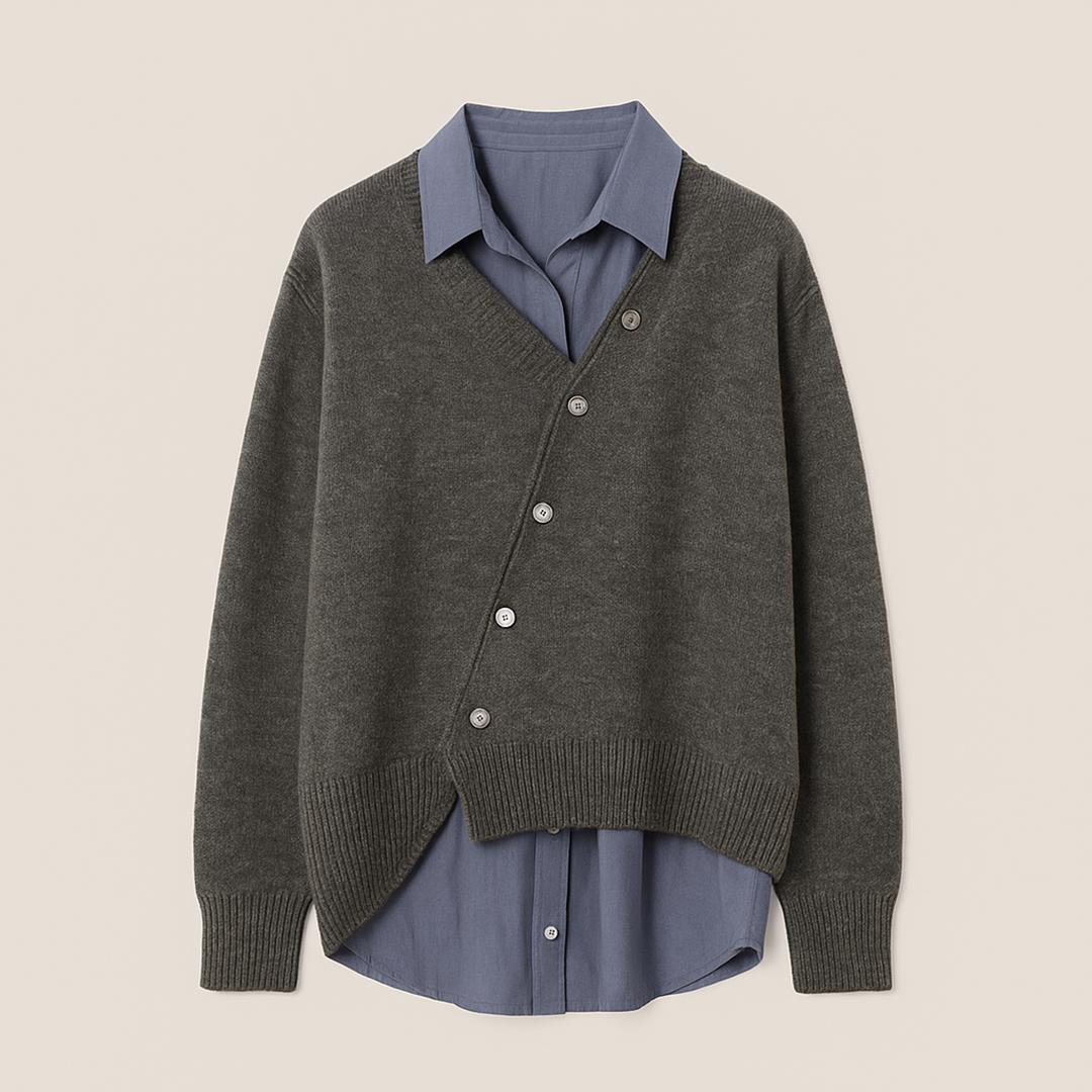 Damski Kardigan Z Guzikami | Zima