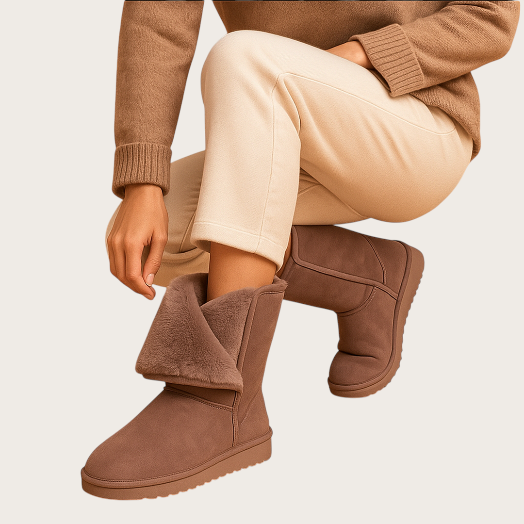 Damskie Zimowe Kozaki | Z Zamkiem