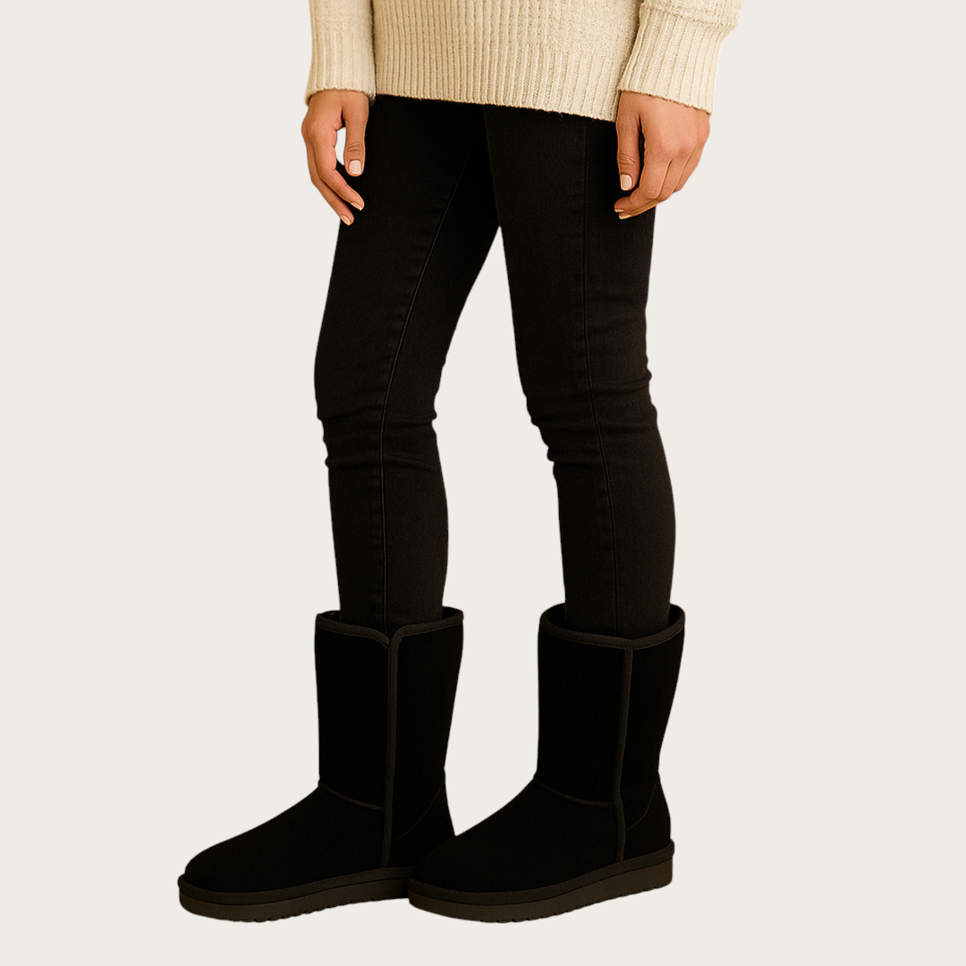 Damskie Zimowe Kozaki | Z Zamkiem