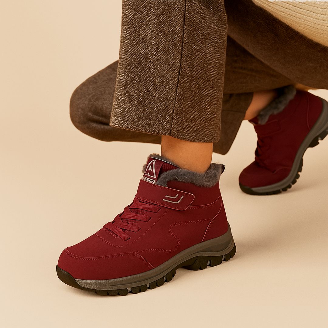 Damskie Zimowe Kozaki | Sznurowane