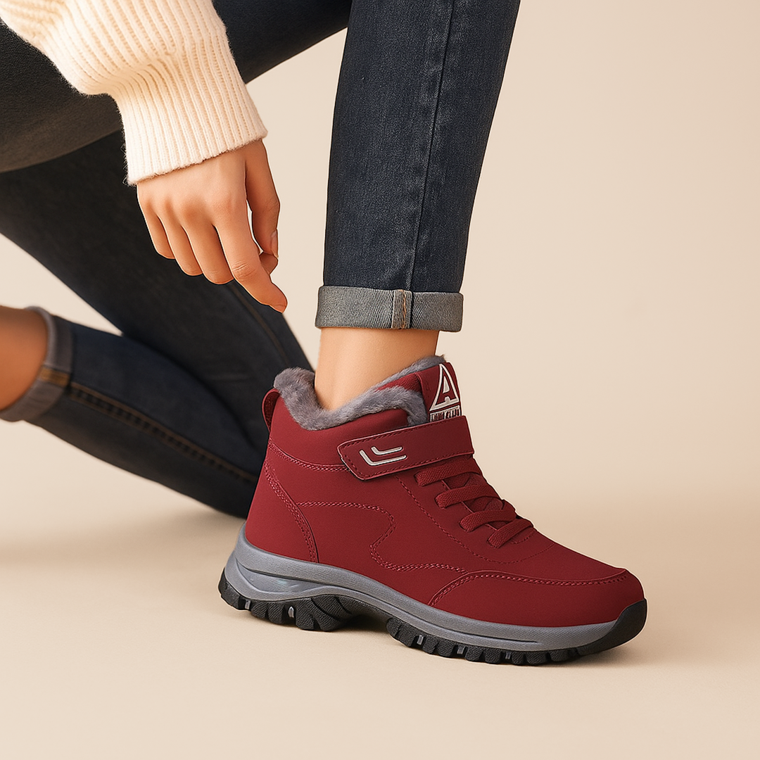 Damskie Zimowe Kozaki | Sznurowane