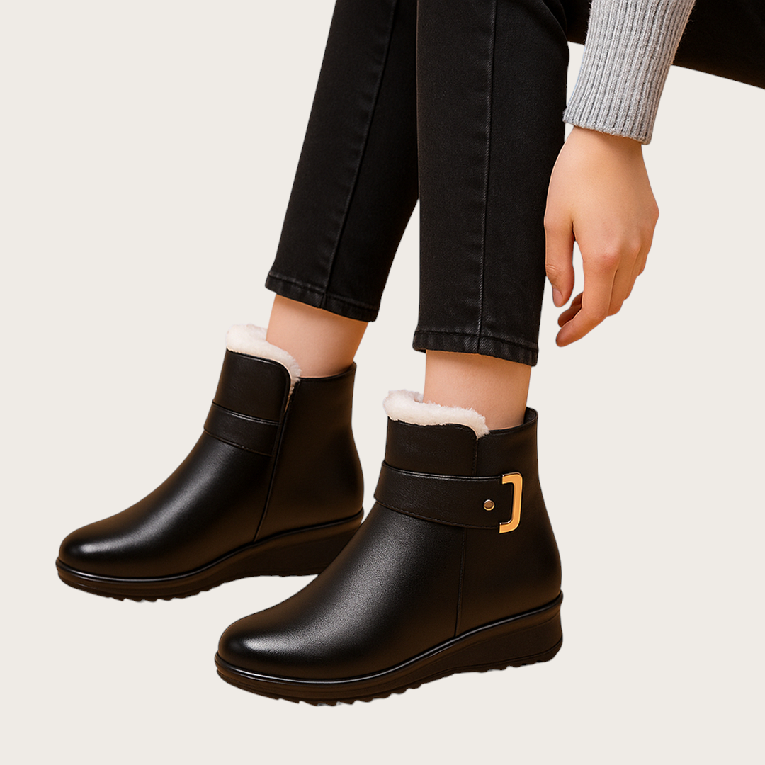 Damskie Botki | Z Klamrą