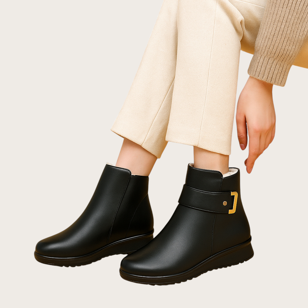 Damskie Botki | Z Klamrą