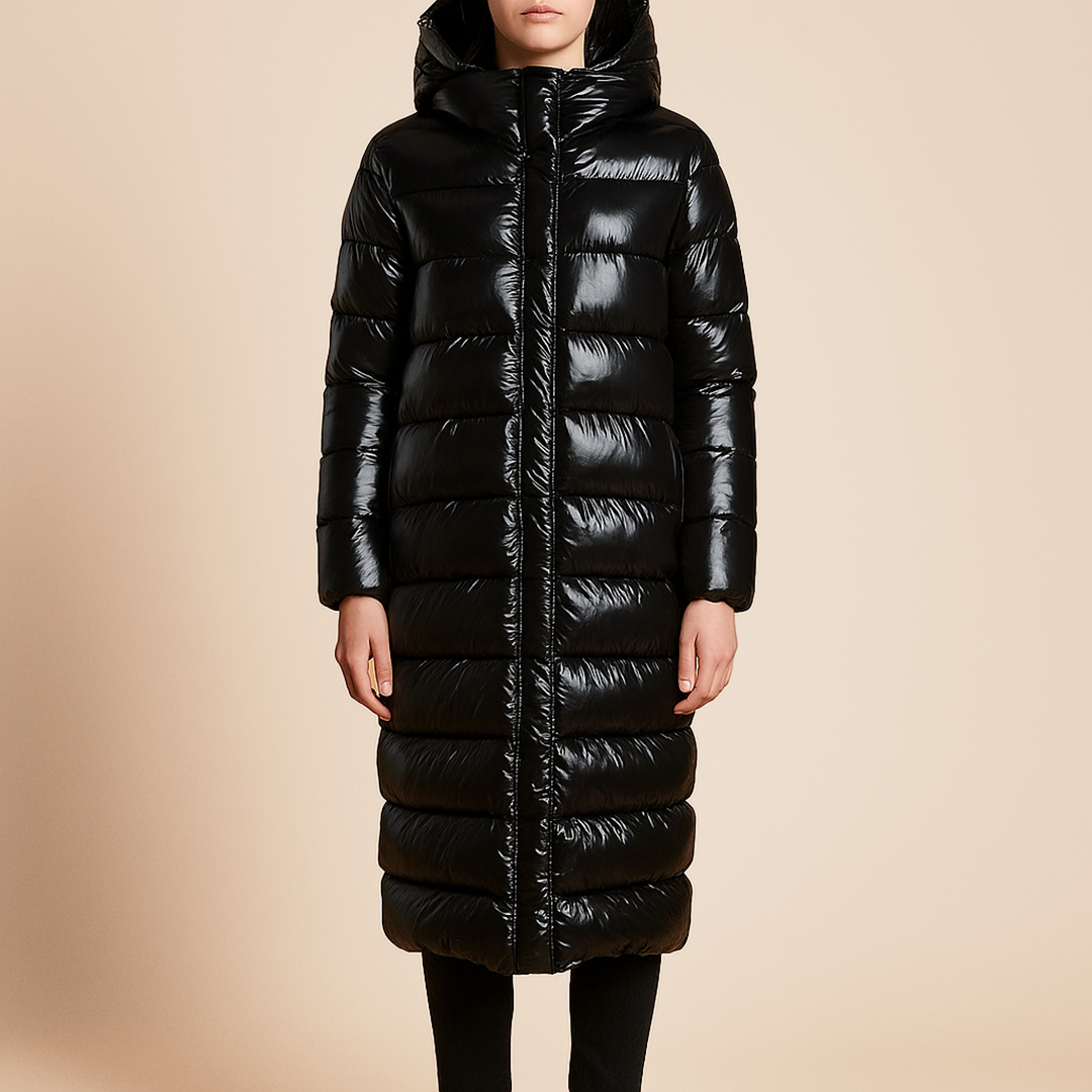 Stylowa Damska Kurtka Puchowa | Długa