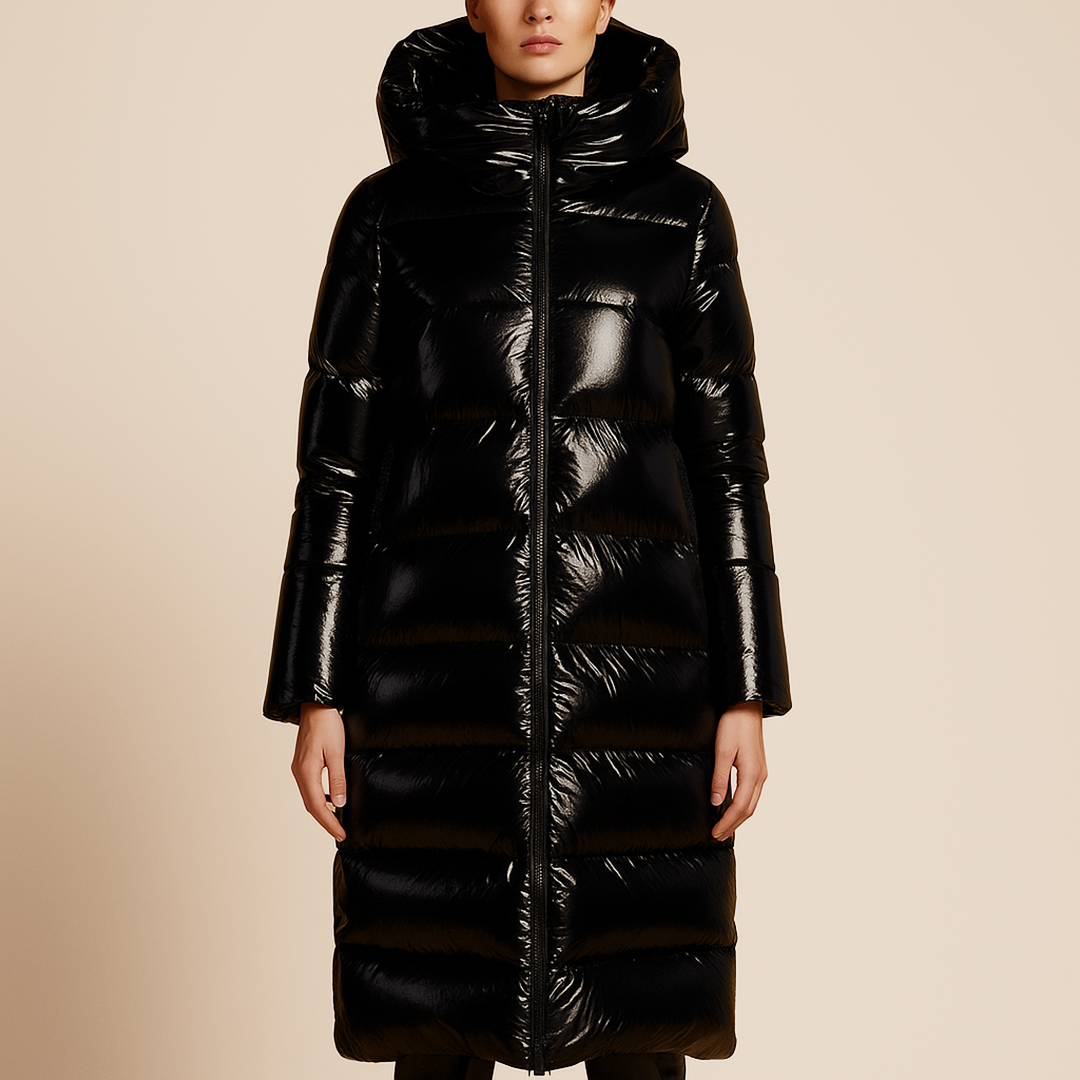 Stylowa Damska Kurtka Puchowa | Długa