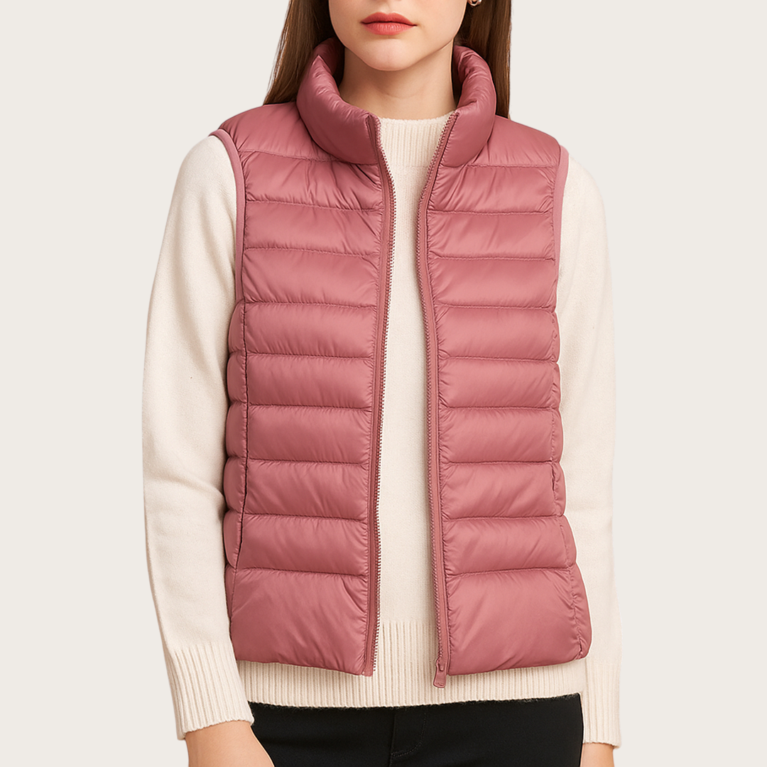 Damska Kamizelka Puchowa | Bez Rękawów