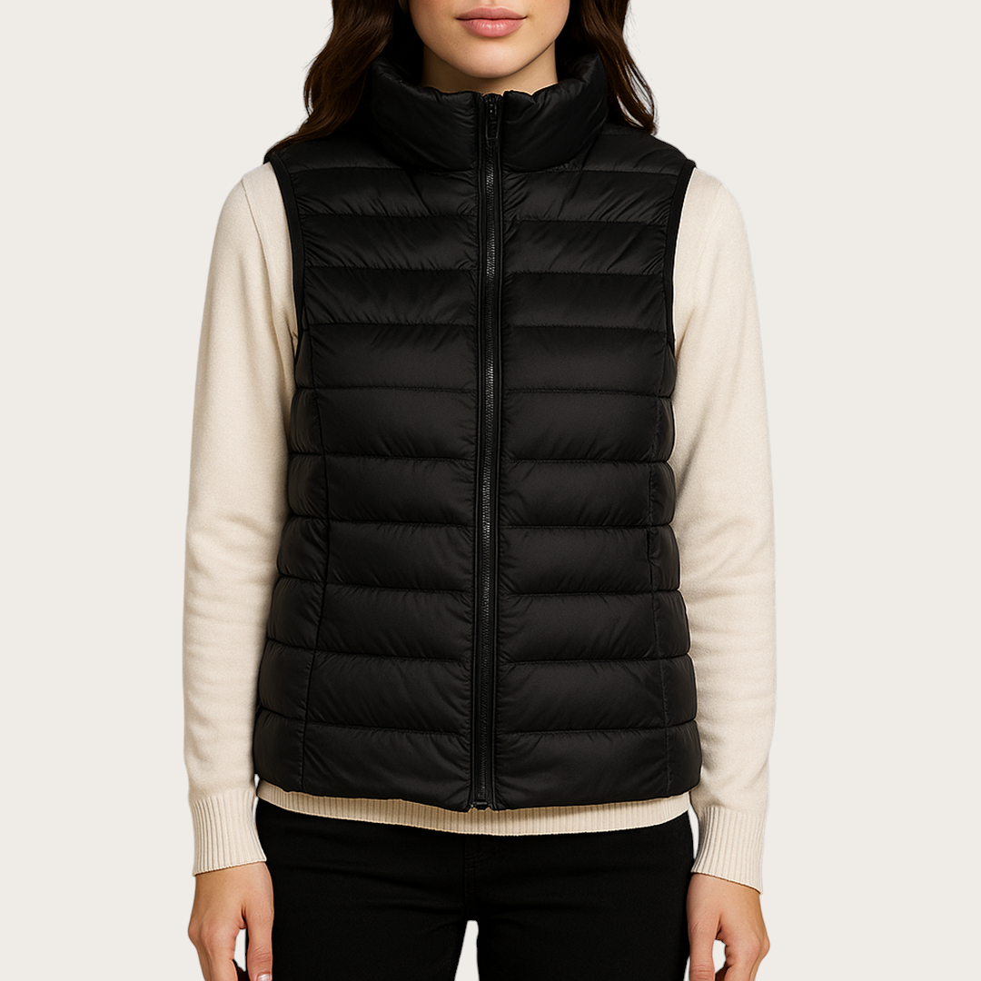 Damska Kamizelka Puchowa | Bez Rękawów