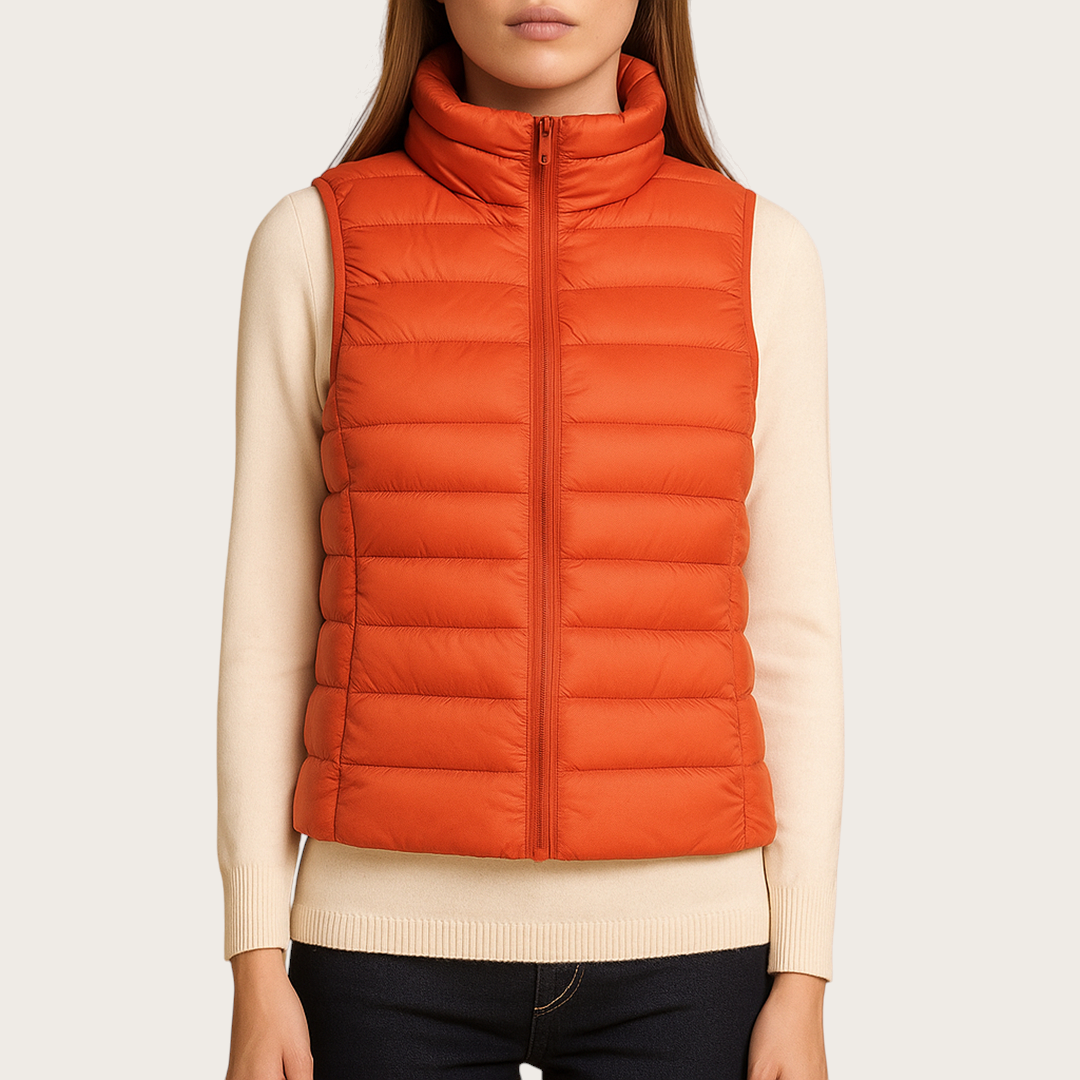 Damska Kamizelka Puchowa | Bez Rękawów