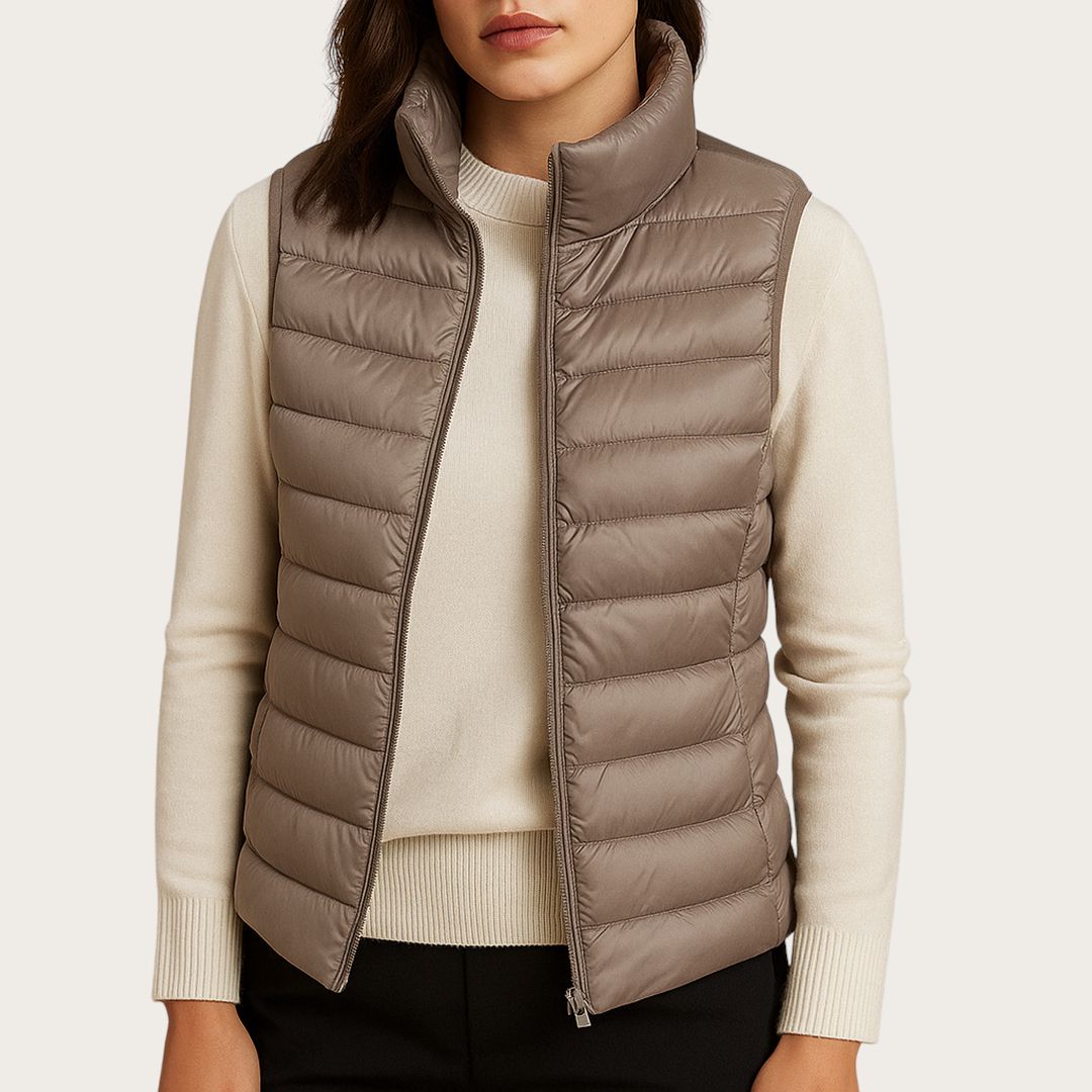 Damska Kamizelka Puchowa | Bez Rękawów