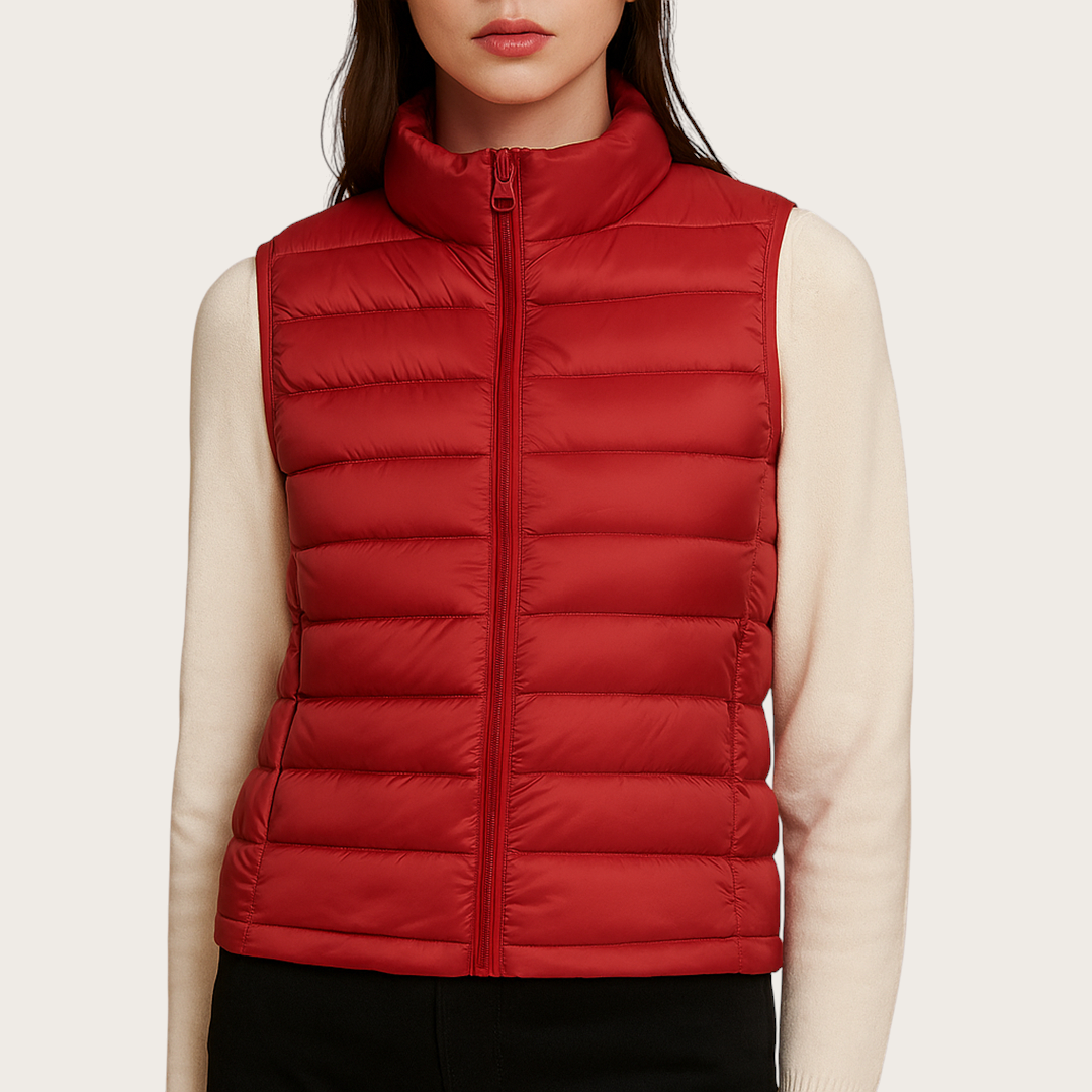 Damska Kamizelka Puchowa | Bez Rękawów