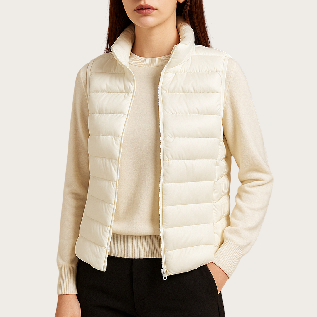 Damska Kamizelka Puchowa | Bez Rękawów