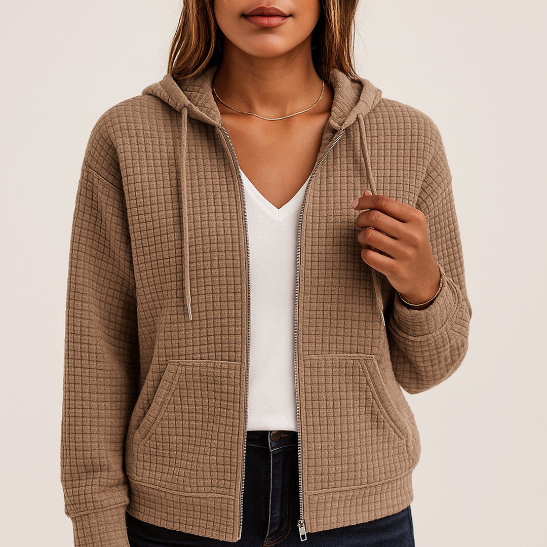 Stylowa Bluza Z Kapturem Dla Kobiet | Z Zamkiem